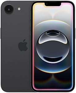 Apple iPhone 16e, 128GB, eSIM, Black- Unlocked (Renewed Premium) - Image 1