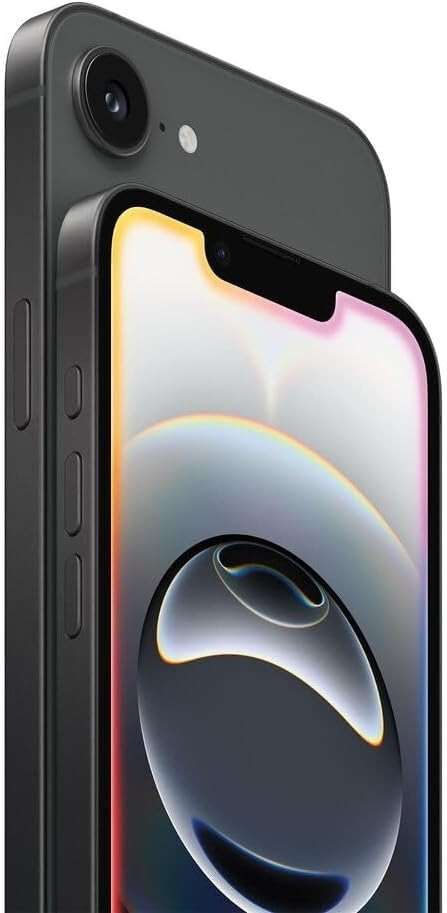 Apple iPhone 16e, 128GB, eSIM, Black- Unlocked (Renewed Premium) - Image 2
