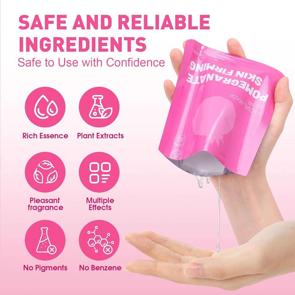 KONEUK 12 Pack Collagen Hydrating Face Masks Skincare, Sheet Face Mask for All Skin Types, Facial Masks Set for Women Skin Care, Face Mask Bulk Spa Gifts for Women - Image 5