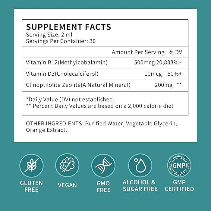Zeolite Drops for Women,Adults and Kids- Clinoptilolite Zeolite Liquid Drops with Vitamin B12 & D3 - Heavy Metal Support, Immune Health, Natural Metabolism, Energy & Clear Skin - 30 Day Vegan Supply - Image 7