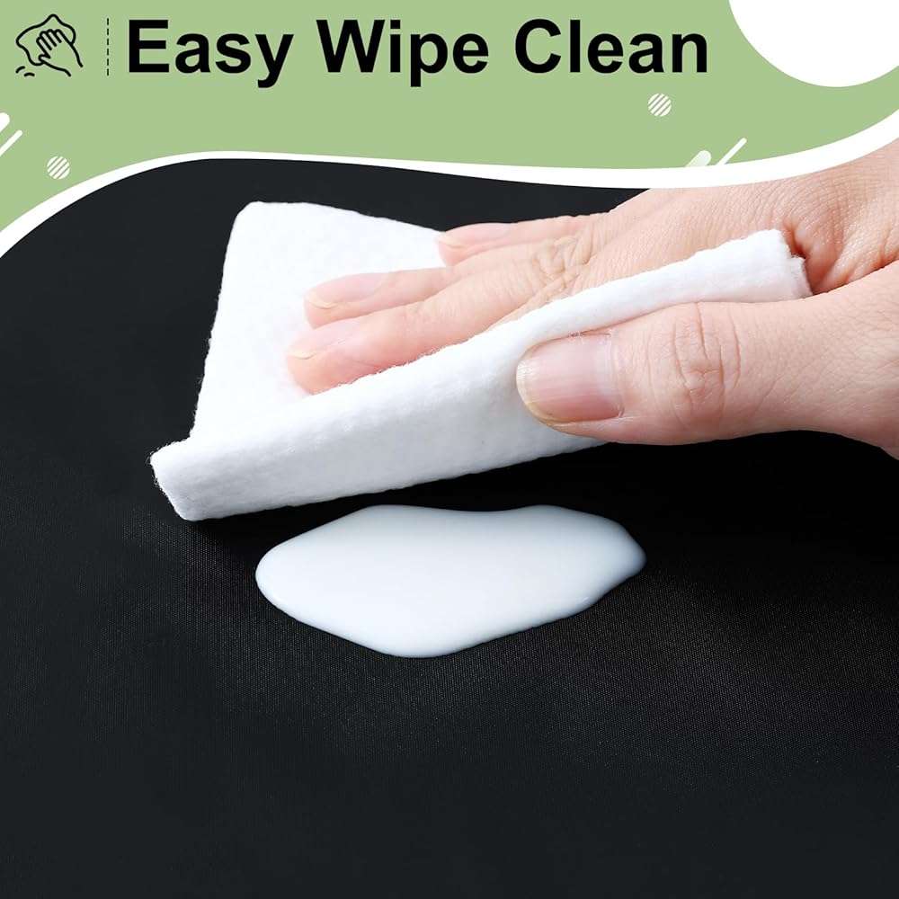 misaya 6 Packs Disposable Plastic Table Cloth, 54 x 108 Inch Waterproof Rectangle Tablecloth, Leakproof & Sturdy Decorative Table Covers for Picnic, Party and Outdoor, Black - Image 5