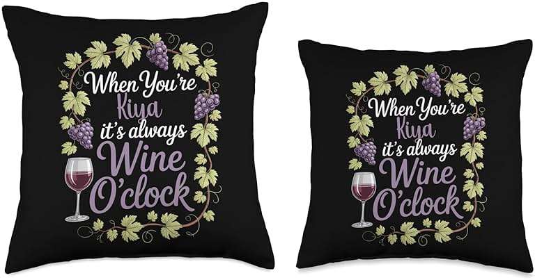 KIYA Personalized Women's Gift Custom KIYA Throw Pillow - Image 3