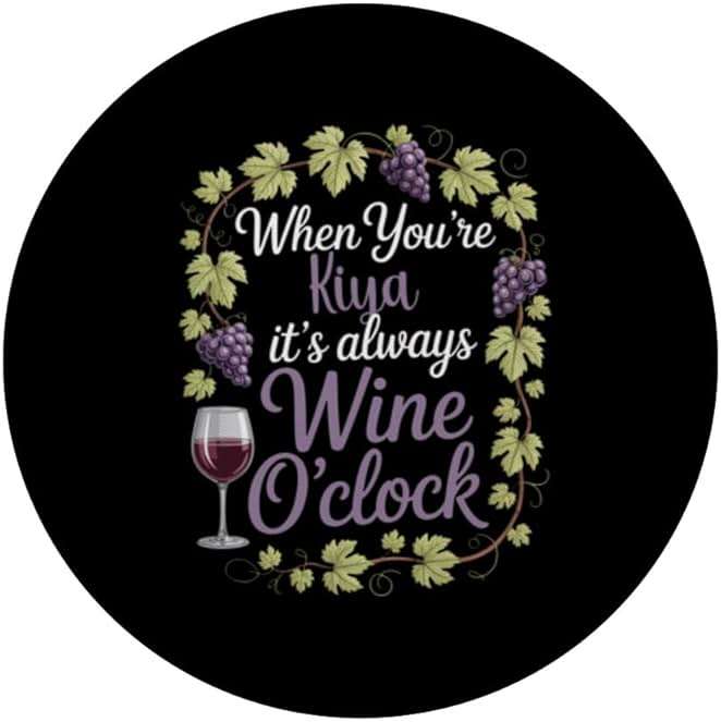 KIYA Personalized Women's Gift Custom KIYA PopSockets Adhesive PopGrip - Image 3