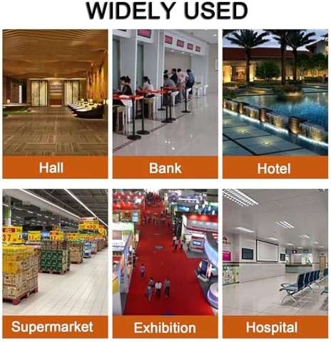 Belt Barrier Retractable Wall Mount Queue Crowd Control Safety Cordon Barrier,Retractable Belt Wall Mount Crowd Control Barrier with 3M Belt Queue Line Divider for Crowd Control Includes Acc - Image 4