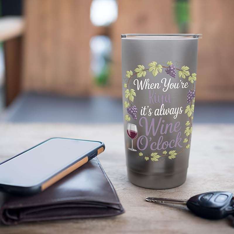 KIYA Personalized Women's Gift Custom KIYA Stainless Steel Insulated Tumbler - Image 7