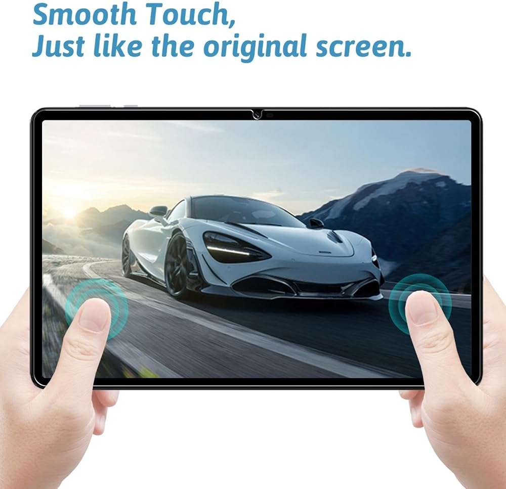 XunyLyee for URAO C107 Tablet 10.1 Inch Android 15 Screen Protector, 9H Hardness, Anti-Scratch,10.1 Inch Android 16 15 14 Upgraded Tablet Tempered Glass, [9.09'' x 5.70'', 231mm x 145mm], 2 Pack - Image 6
