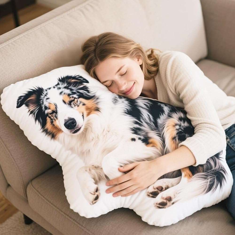 Custom Pillow - Personalized Face Pillow with Picture - Fathers Day Birthday Gifts - Personalized Gag Gifts Funny Birthday White Elephant Gifts for Boyfriend - Customized Stuffed Throw Pillows - Image 3