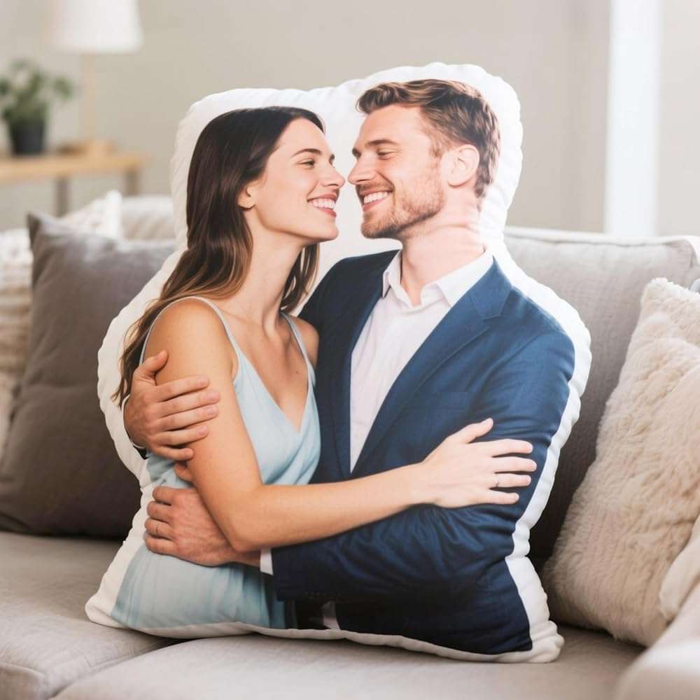 Custom Pillow - Personalized Face Pillow with Picture - Fathers Day Birthday Gifts - Personalized Gag Gifts Funny Birthday White Elephant Gifts for Boyfriend - Customized Stuffed Throw Pillows - Image 8