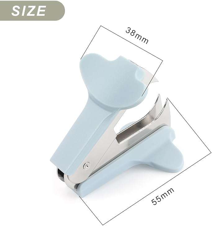 ZZTX 3 Pack Staple Remover Staple Puller Removal Tool for Home, School, Office (Blue, Green, Dark Gray) - Image 3