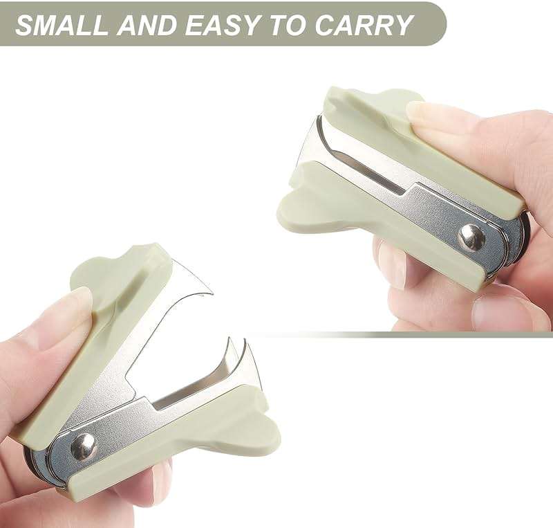 ZZTX 3 Pack Staple Remover Staple Puller Removal Tool for Home, School, Office (Blue, Green, Dark Gray) - Image 5