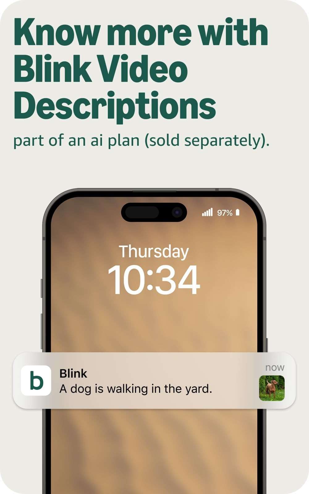 Blink Outdoor 2K+ (newest model) — Wireless smart security camera, 2K video resolution, enhanced audio, two-year battery. Sync Module Core included — 5 camera system (Black) - Image 3
