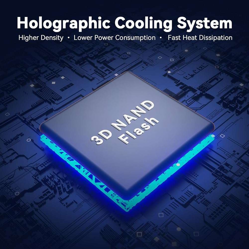 KingSpec OneBoom X400 2TB M.2 SSD Gen4 7300MB/s, TLC 3D NAND Internal NVMe SSD for Gaming & 4K Editing, Compatible with PC / PS5 / Laptop - Image 3