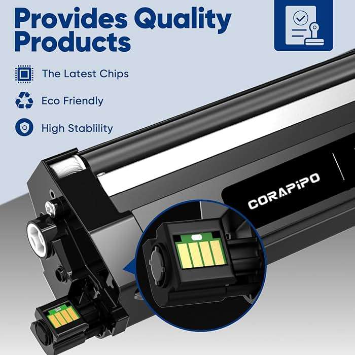Corapipo TN920XL TN920 High Yield Toner Cartridge HL-L6210DW Compatible for TN920 TN-920XL 920XL with HL-L6210DW HL-L5210DW MFC-L5915DW HL-L6310DW HL-L6210DWT HL-L5210DWT Printers 2 Pack - Image 2