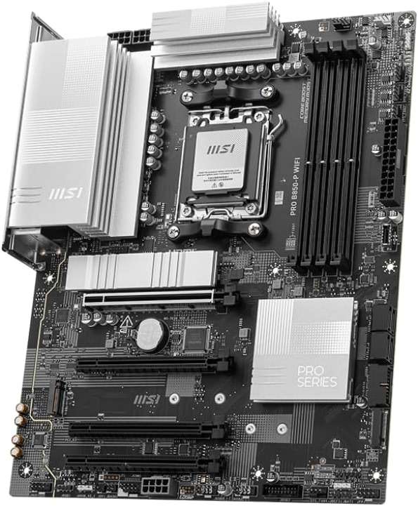 Micro Center AMD Ryzen 7 9700X CPU Processor with MSI PRO B850-P WiFi Motherboard (ATX, AM5, DDR5, PCIe 5.0, M.2 Gen5, Wi-Fi 7, 5G LAN) - Image 7
