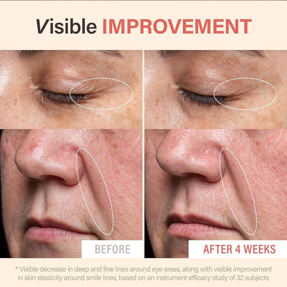 VLUE Retinol Collagen Cream - Anti-Aging Ceramide Moisturizer for Wrinkles & Sagging Skin, Hydrating & Lifting, Korean Skincare, 1.69 fl. oz. - Image 3