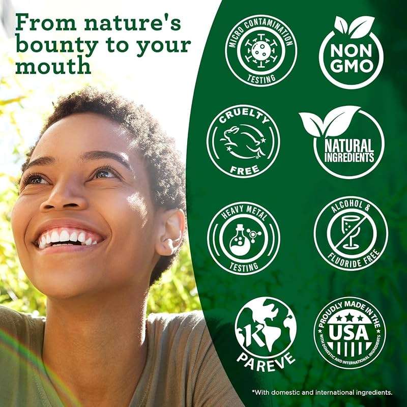 GuruNanda Starter Pulling Oil Mouthwash for Natural Teeth Whitening, Coconut and Peppermint Oil for Fresh Breath & Happy Gums, Alcohol-Free, 8 Oz - Image 6