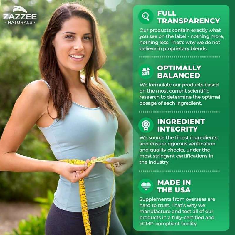 Zazzee Extra Strength Green Tea 20:1 Extract, 50% EGCG, 98% Polyphenols, 80% Catechins, 90 Vegan Capsules, 3 Month Supply, Certified Kosher, Antioxidant & Metabolism Support, Non-GMO, Made in the USA - Image 5