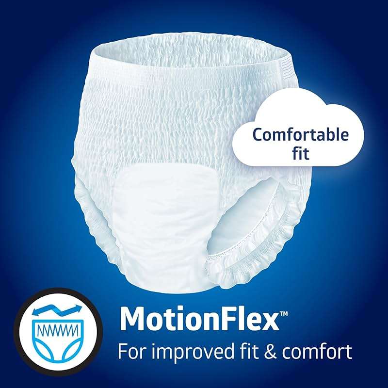 FitRight Overnight Unisex Underwear, Small/Medium (28-40 in Waist), 16 Count, Maximum All Night Disposable Incontinence Protection, Pull-On Absorbent Underwear for Men & Women, 1 Bag - Image 5