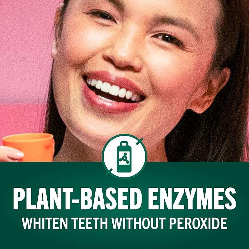 TheraBreath Whitening + Oil Blend Oral Rinse, Alcohol-Free & Peroxide-Free Mouthwash Helps Whiten Teeth & Freshen Breath, Smooth Mint, 16 Fl Oz - Image 3