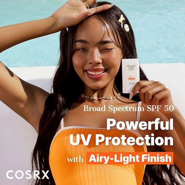 COSRX Airy-Light Clear Sunscreen Stick with Vitamin E&C SPF 50, 0.67 oz, 19g, Korean Suncreen Stick Suncare Sunblock, Lightweight, No White Cast, Water resistant, Oil Control Matte Sunscreen for Face - Image 2