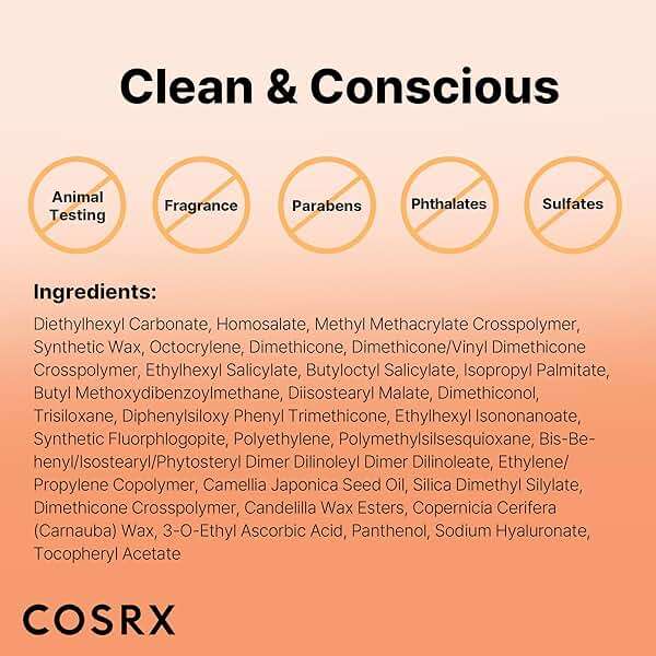 COSRX Airy-Light Clear Sunscreen Stick with Vitamin E&C SPF 50, 0.67 oz, 19g, Korean Suncreen Stick Suncare Sunblock, Lightweight, No White Cast, Water resistant, Oil Control Matte Sunscreen for Face - Image 9