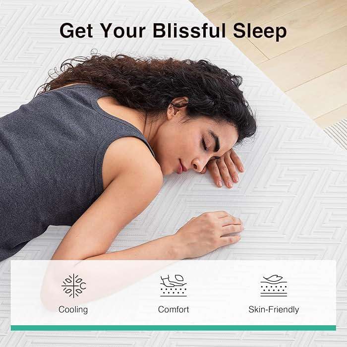 Novilla 10 Inch Twin XL Gel Memory Foam Mattress in a Box, Back Pain Relief & Body Support, Grey, CertiPUR-US Certified - Image 6