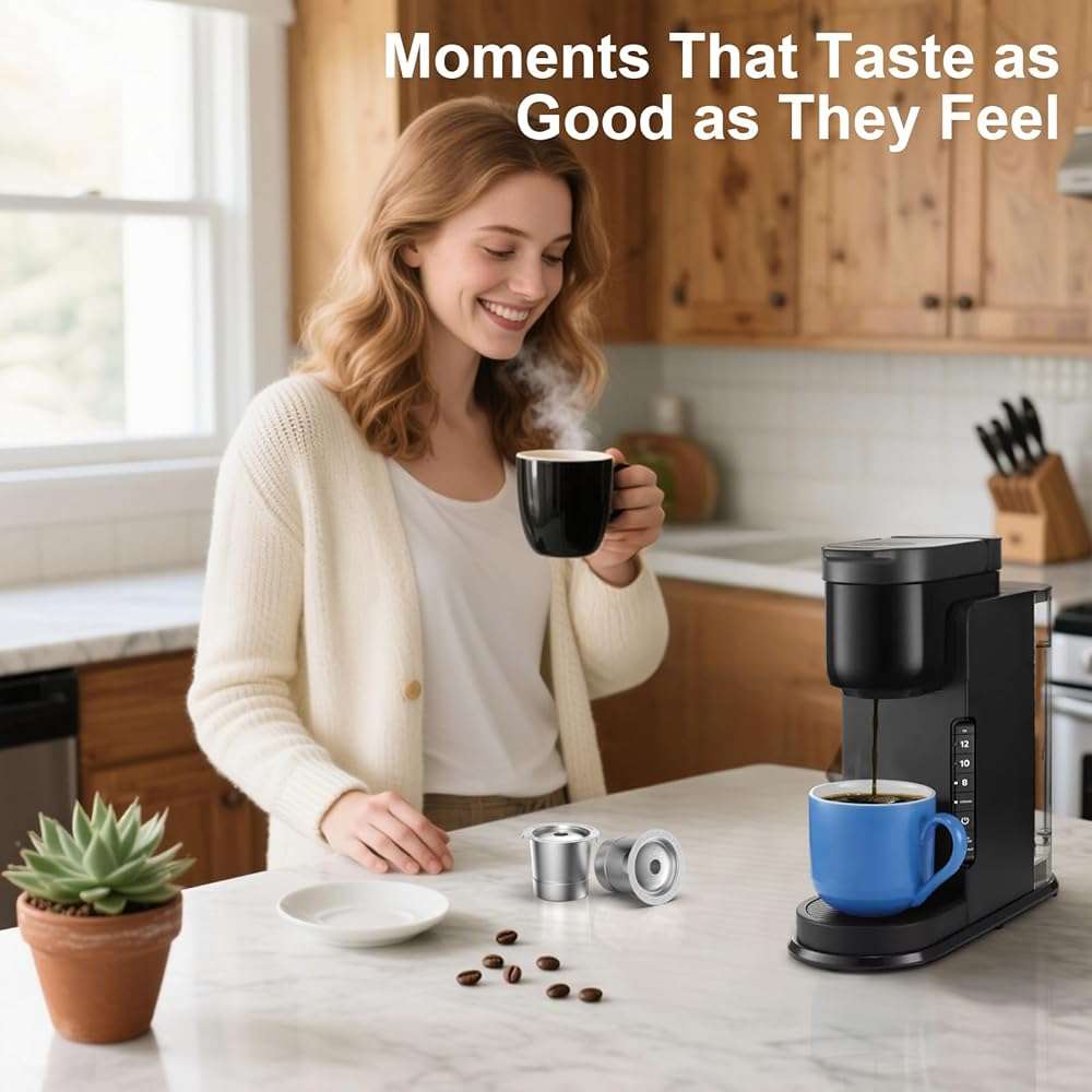 Reusable K Cups for Keurig: Full Stainless Steel Refillable K Cups, Reusable Coffee Filter for Keurig 1.0 Coffee Machines - Eco-Friendly, Easy to Fill and Clean, Lid-Body Tight Seal, Stratum Flow Tech - Image 2
