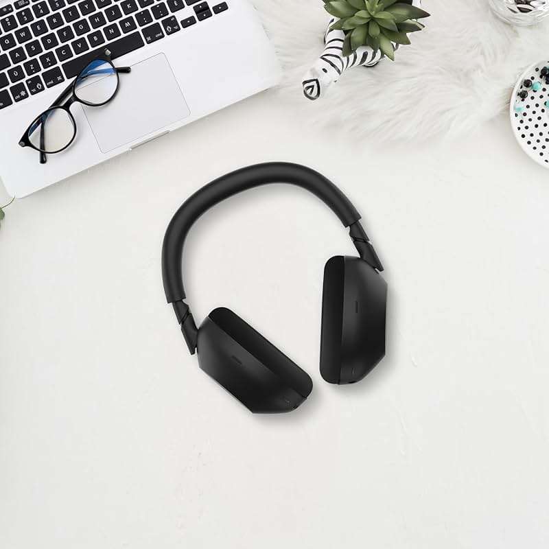 Geiomoo Silicone Earpads for Sony WH-1000XM6 Earpads Headphones, Replacement Ear Cushions Case Cover Black - Image 6