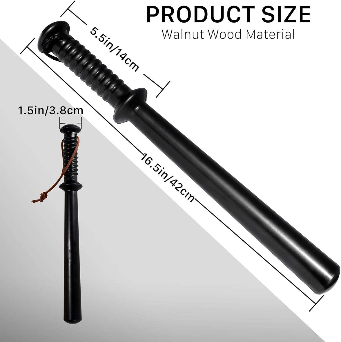 MALTERZER Rubber Tire Checker for Truckers Tool for Checking Tire Pressure, Wheel & Tire Accessories & Parts, Tire Repair Tools Fish Bat Self Defense - Image 3