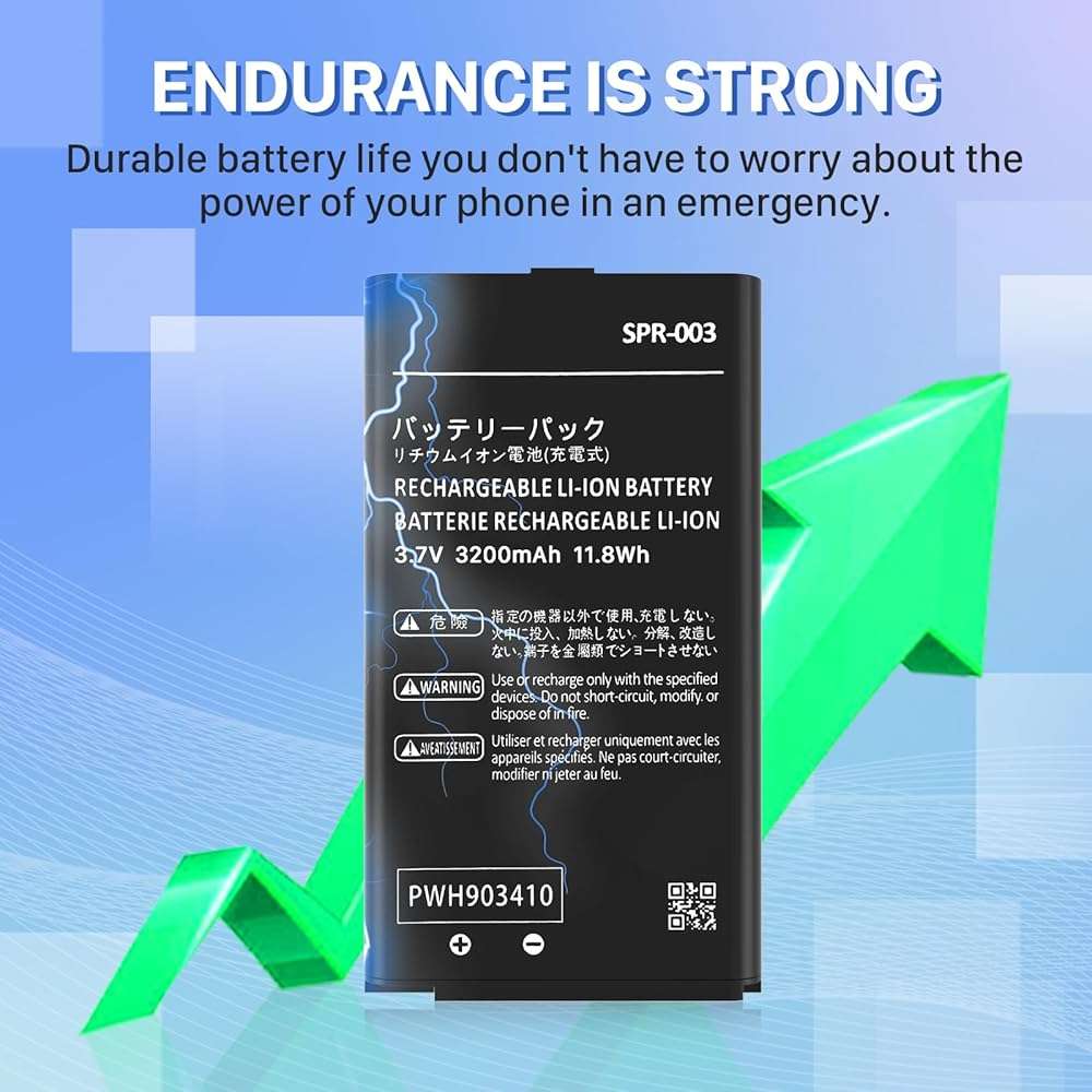 KOOAQQ SPR-003 Battery, 2026 New Upgraded (3200mAh) Ultra High Capacity Li-ion Battery Replacement for Nintendo 3DS XL New 3DS XL LL Game Console, Switch Game Console, with Repair Tool Kit - Image 6