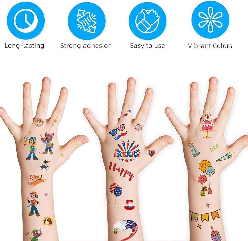 Printable Temporary Tattoo Paper for INKJET Printer, Custom Tattoo Sticker 8.5"X11", DIY Personalized Long-lasting Clear Transfer Paper for Kids, Family, Women, Halloween, Birthday, Parties, Christmas - Image 5