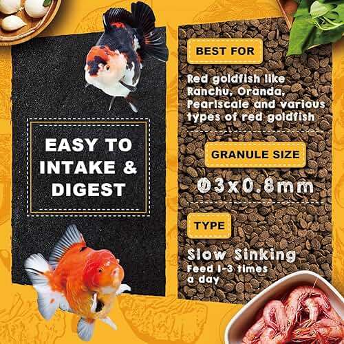 Ultra Fresh Apex Goldfish Color Boosting Crisps, Color Boosting Premium All Natural Ingredients Goldfish Fish Food, Slow Sinking, 4.23 oz - Image 4