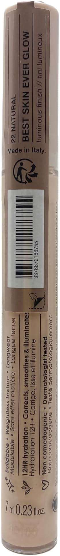 SEPHORA COLLECTION Best Skin Ever Multi-Use Hydrating Glow Concealer - 22 Natural (.23 Fl Oz/7ml) - Image 2