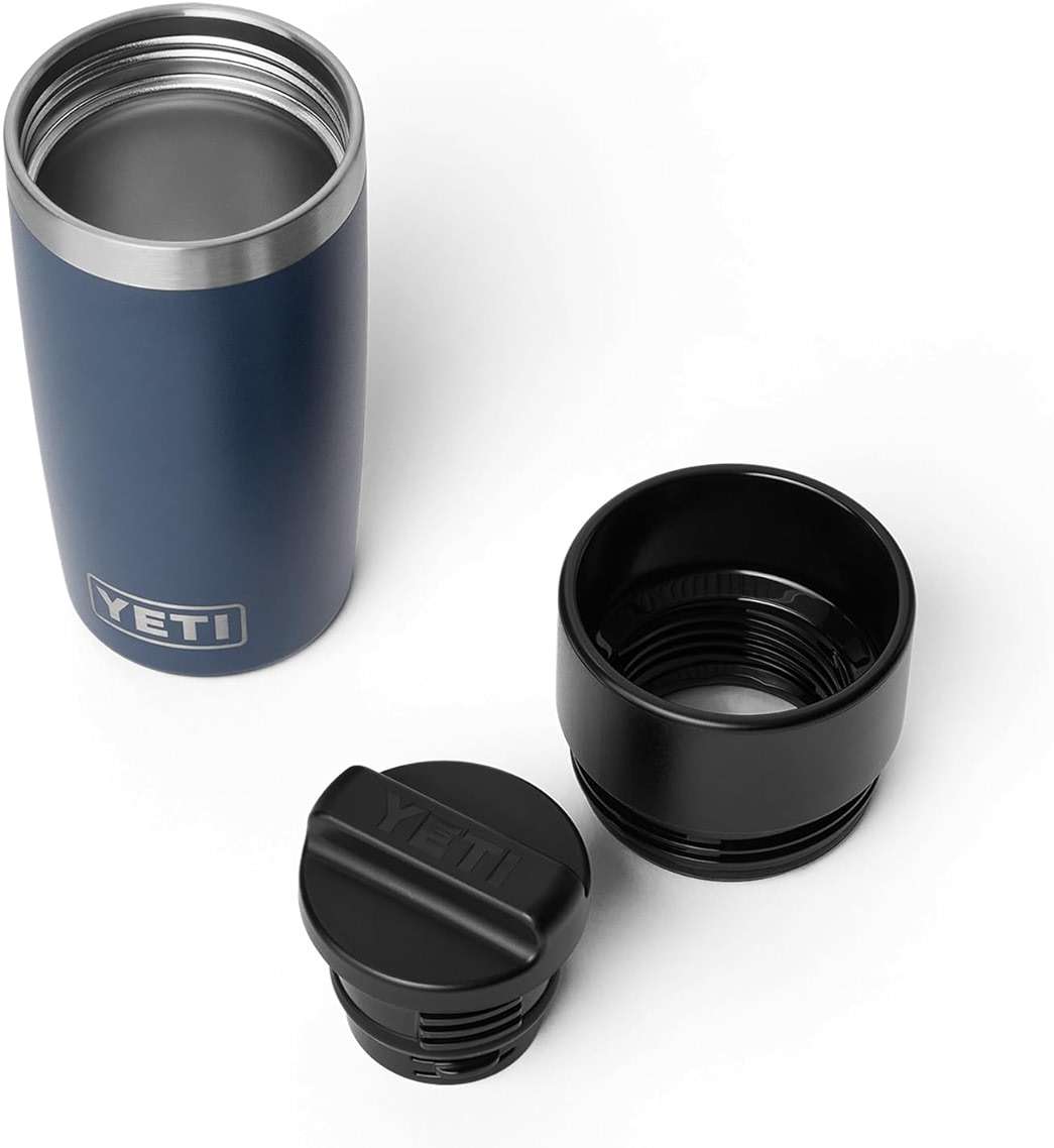YETI Rambler 12 oz Travel Bottle, Stainless Steel, Vacuum Insulated with Leakproof Commuter Cap, Navy - Image 5