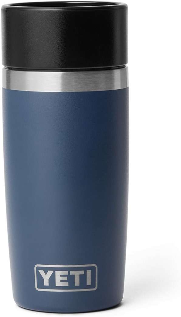 YETI Rambler 12 oz Travel Bottle, Stainless Steel, Vacuum Insulated with Leakproof Commuter Cap, Navy - Image 6