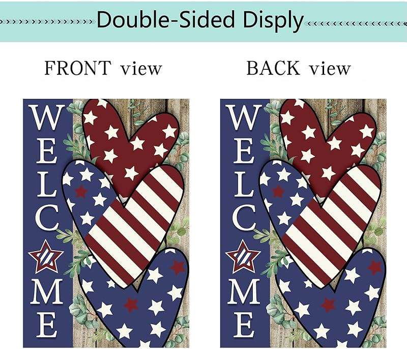 Seasonal Garden Flags Set of 12 Double Sided 12x18 Inch, Small Yard Flags for Outside, Christmas Halloween Easter Valentine's Day Decor, Spring Summer Fall Winter Holiday Garden Decorations - Image 6