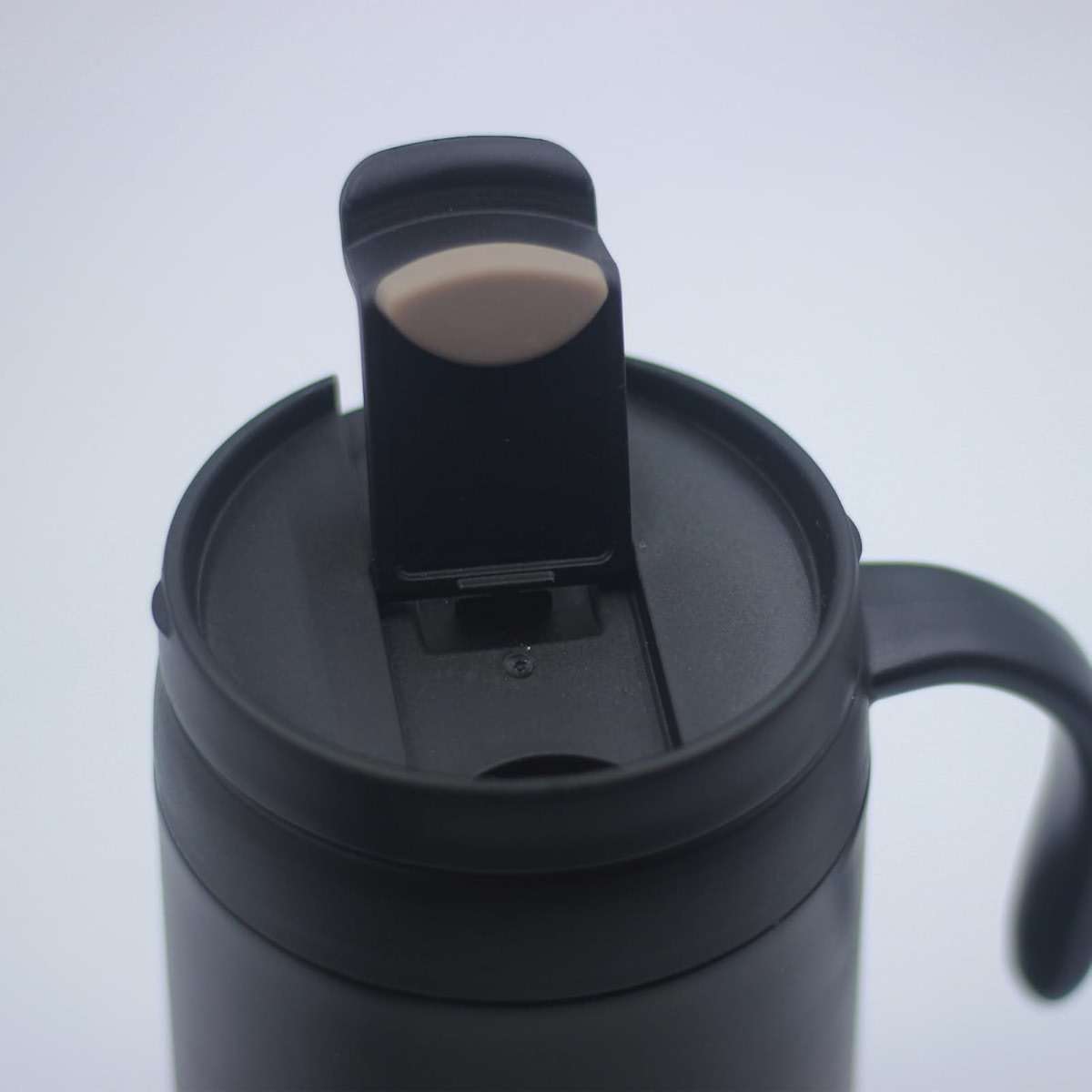 Portable 16oz Pour Over Coffee Maker with Foldable Filter & Stirrer – Insulated Stainless Steel Travel Cup with Lid – No Paper Filter Needed, BPA-Free, Black – For Home, Office, Camping, Backpacking - Image 5