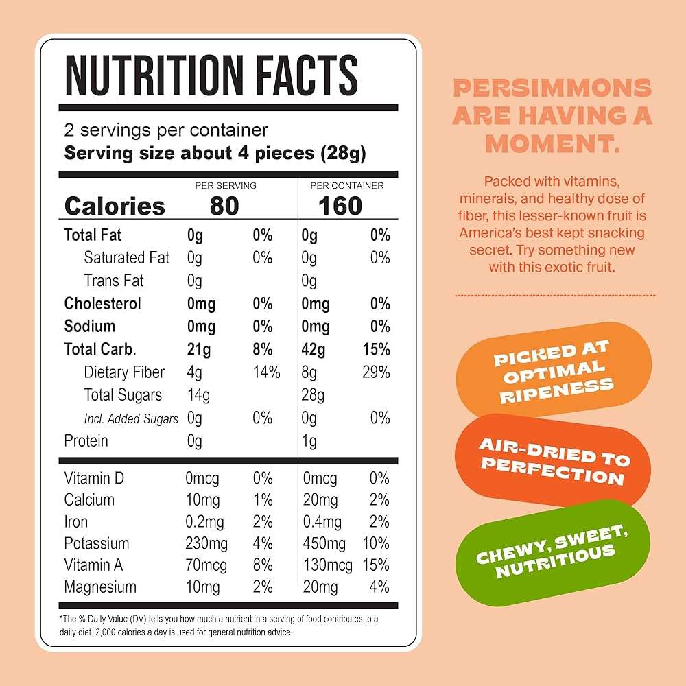 Whitney Jordan Naturals Air-Dried Persimmon Slices 2 Oz, Pack of 10 - Dried Fruit Snack Made from Real Persimmons - No Sugar Added, Gluten-Free, Vegan, Chewy Fruit for Healthy Snacking On-the-Go - Image 2