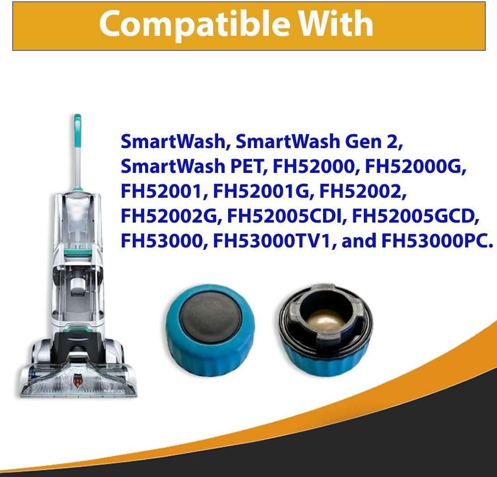 Replacement Water Tank Cap for All Hoover SmartWash Carpet Cleaner Models FH52000, FH52000G, FH52001, FH52001G, FH52002, FH52002G, FH52005CDI, FH52005GCD, FH53000, FH53000TV1, FH53000PC - Image 4
