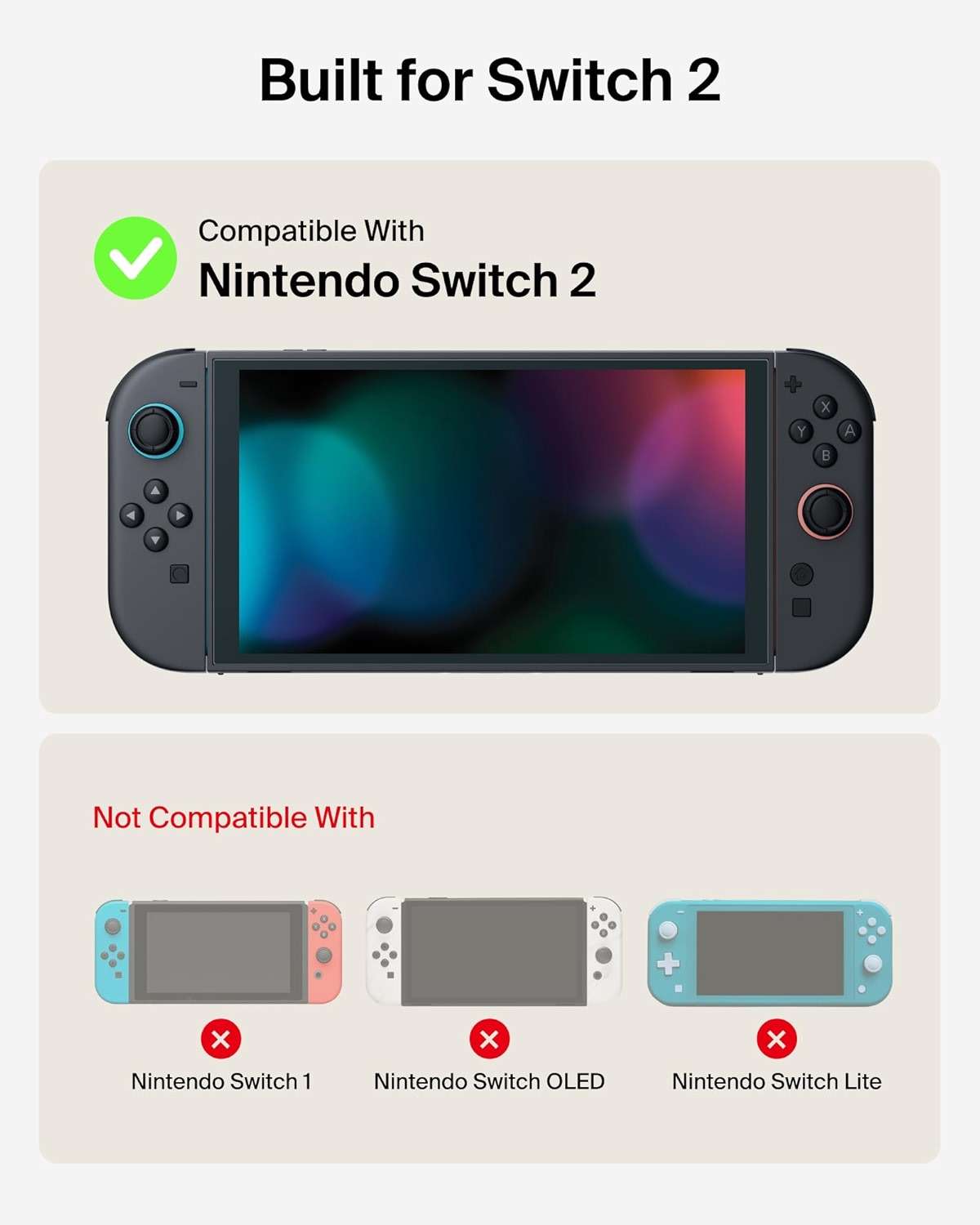 Belkin Nintendo Switch 2 Case, Travel Bag w/AirTag Holder & Storage Pocket for Up to 12 Game Cards - Portable, Lightweight Carrying Case w/Hard Shell, Soft Interior, Switch 2 Accessories - Charcoal - Image 3