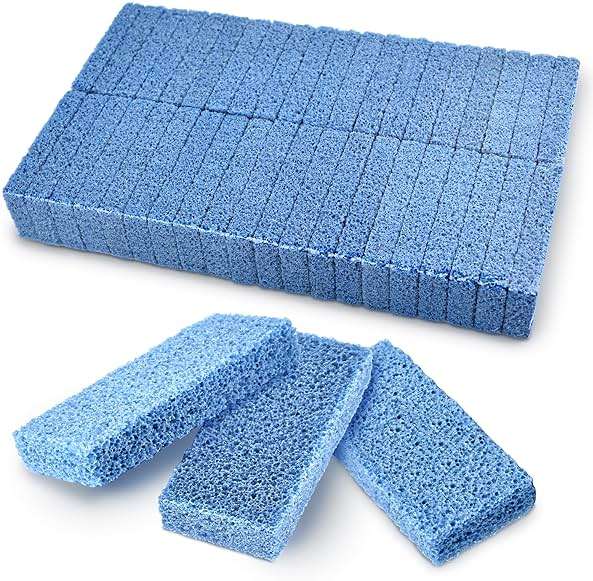 SALVMARY Foot Pumice Stone for Feet Callus Remover, Disposable New Sharper Pumice Scrubber Sponge Pads Pedicure Tools for Salons, 40 Pcs Blue - Image 1