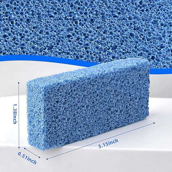 SALVMARY Foot Pumice Stone for Feet Callus Remover, Disposable New Sharper Pumice Scrubber Sponge Pads Pedicure Tools for Salons, 40 Pcs Blue - Image 4