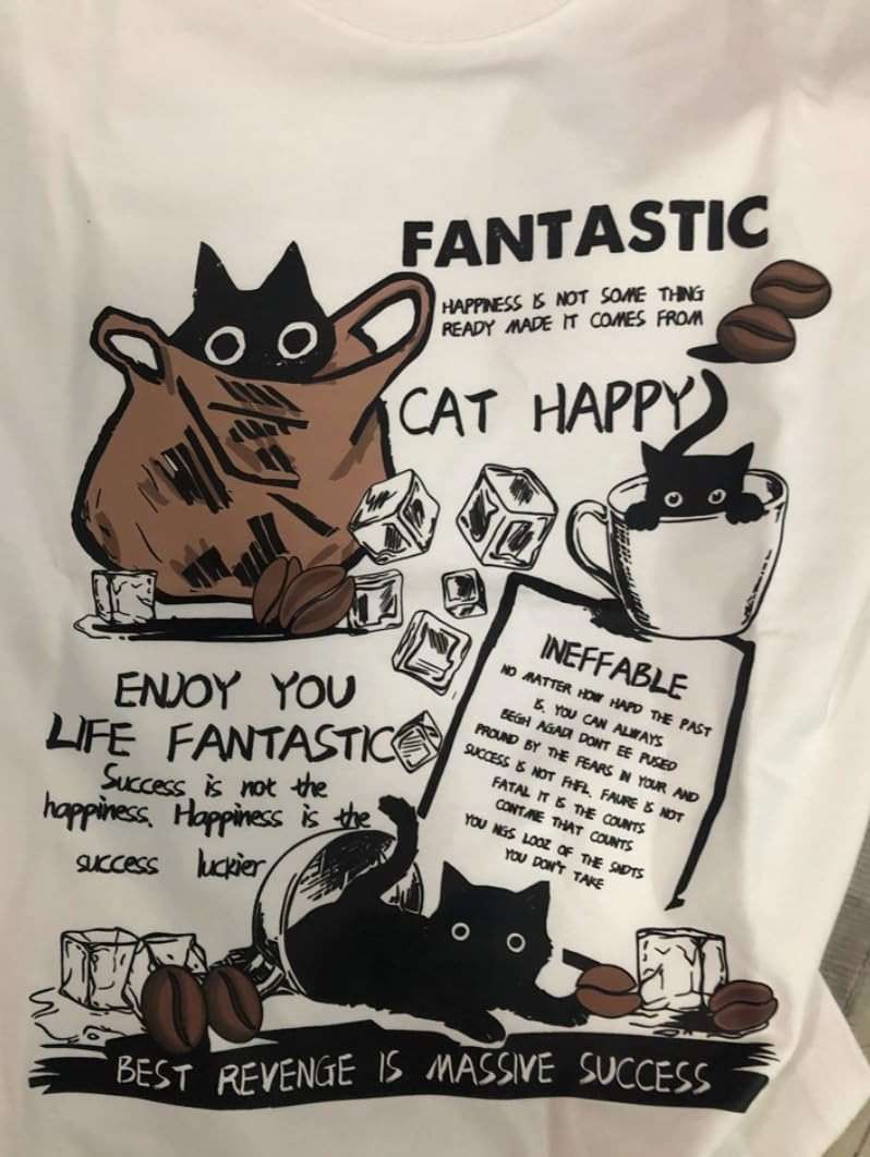 Unisex Y2K Cat Letter Print T-Shirt Harajuku Kawaii Casual Oversize T-Shirts Short Sleeves Cotton Tops - Image 5