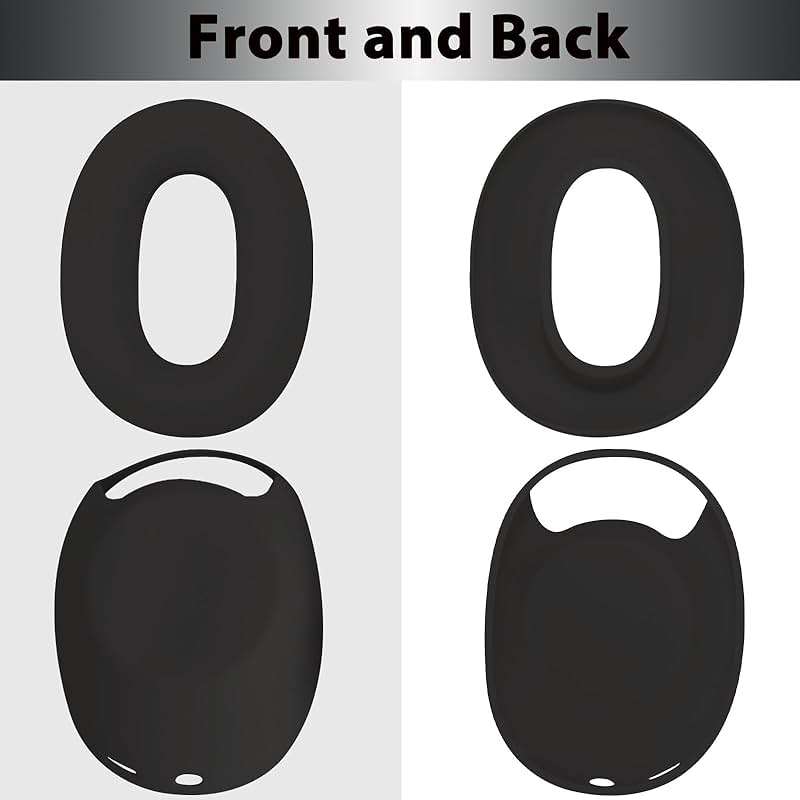 Adhiper 3-in-1 Silicone Sweat Case Cover for Sony WH-1000XM6 Headphones, XM6 Covers Accessories Silicone Ear Pads Covers & Headband Cover & Ear Cups Protector, Washable & Sweatproof - Black - Image 7