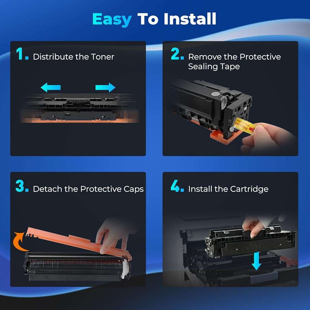 58X Toner Cartridge Black Laser Jet Pro M404dw Enterprise M406dn Compatible for HP 58X Toner Cartridge Compatible for MFP M430f M404dn M404n MFP M428fdw MFP M428fdn MFP M428dw M404dw Printer (2 Pack) - Image 6