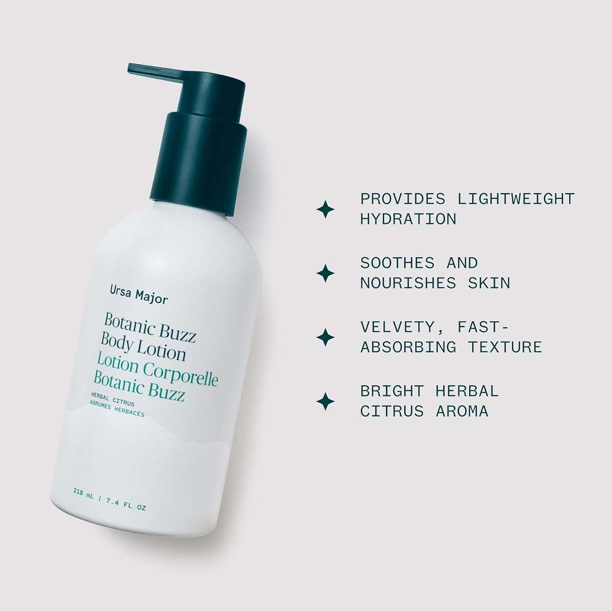 Ursa Major Botanic Buzz Body Lotion | Natural, Vegan and Cruelty-Free | Moisturizes, Soothes and Hydrates Skin | Formulated for Men & Women | 7.37 ounces - Image 2