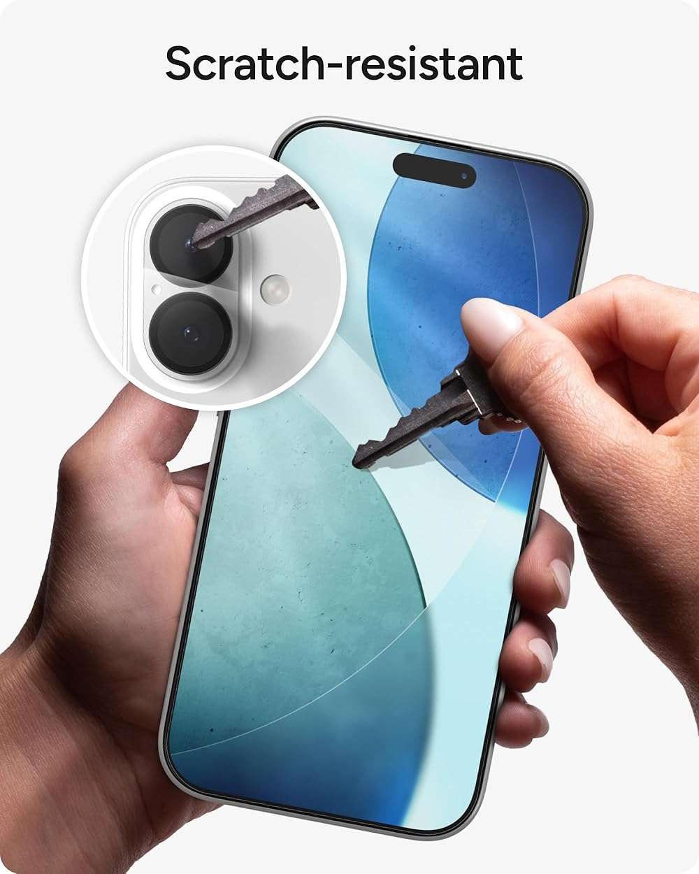 ZAGG Glass+ Screen & Camera Lens Protection for iPhone 17 - Impact & Shatter Protection, Full Coverage Scratch & Smudge-Resistant Tempered Glass, Anti-Reflective Camera Lens Protector - Image 4