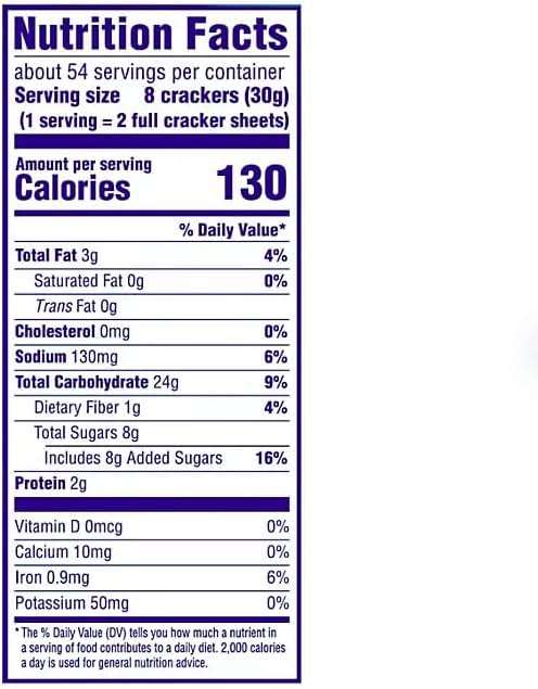 Value Pack Honey Maid Honey Graham Crackers – 14.4 oz Boxes (Pack of 4) – Classic Snack for S’Mores, Baking & Snacking (108 Full Sized Crackers) - Image 2