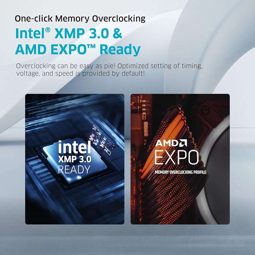 KLEVV Bolt V DDR5 32GB (2x16GB) 6000MHz CL30 SK Hynix A-Die 1.35V Gaming Desktop Ram Memory XMP 3.0 / AMD Expo Ready - White (KD5AGUA80-60A300I) - Image 6