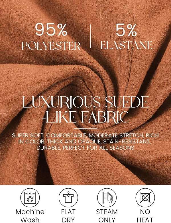 Kate Kasin Women Suede Mini Skirt, High Waisted Pencil Skirt with Pockets, Fall Winter Dressy Casual Office Work Skirts 2026 - Image 2